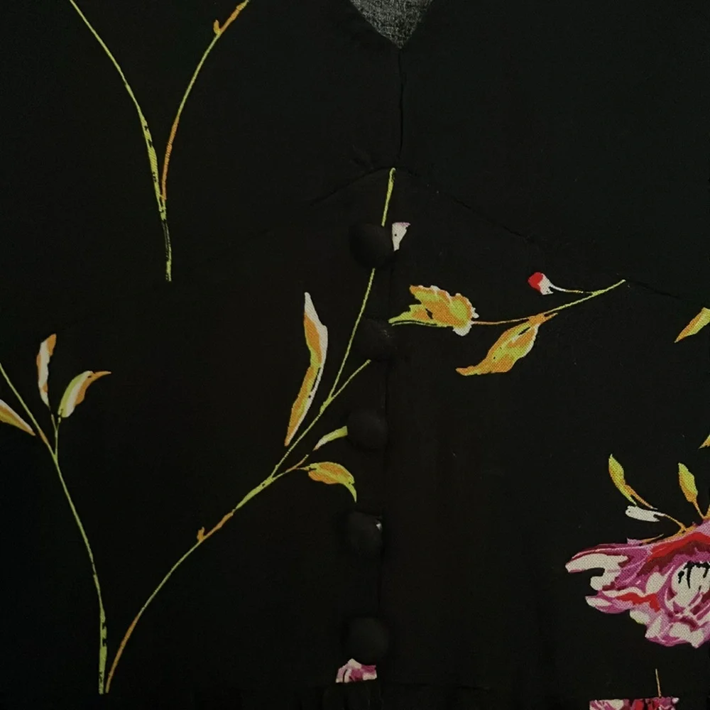 Black Floral Wild Fable Dress - Picture 4 of 6